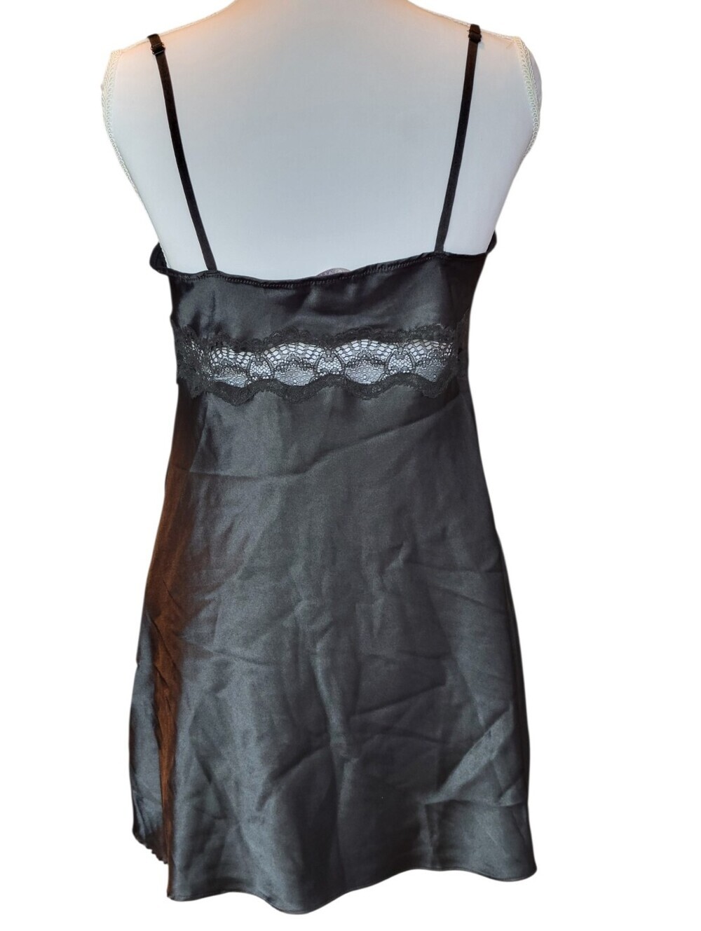 Victoria's Secret Black Lace Slip Dress - Picture 5 of 8